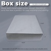 image:imageLineco 9x12 Clamshell Archival Folio Storage Box 3 Deep  AcidFree with Metal Edge Preservation Box Preserves Picture Magazines Organize Photos Documents Artwork DIYGray