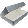 image:imageLineco 9x12 Clamshell Archival Folio Storage Box 3 Deep  AcidFree with Metal Edge Preservation Box Preserves Picture Magazines Organize Photos Documents Artwork DIYGray