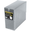 image:imageLineco Archival Document Storage Box 125 x 105 x 5 Gray  AcidFree 12 Letter Sized File Folders Included Organizer for Prints Photos PapersGray