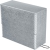 image:imageLineco Archival Document Storage Box 125 x 105 x 5 Gray  AcidFree 12 Letter Sized File Folders Included Organizer for Prints Photos PapersGray