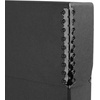 image:imageLineco Archival Document Storage Box Gray 155 x 105 x 5  LegalSized Metal Edge AcidFree Boxboard Case Organize Files Prints PhotosBlack
