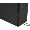 image:imageLineco Archival Document Storage Box Gray 155 x 105 x 5  LegalSized Metal Edge AcidFree Boxboard Case Organize Files Prints PhotosBlack