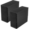 image:imageLineco Archival Document Storage Box Gray 155 x 105 x 5  LegalSized Metal Edge AcidFree Boxboard Case Organize Files Prints PhotosBlack