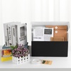 image:imageLineco Archival Document Storage Box Gray 155 x 105 x 5  LegalSized Metal Edge AcidFree Boxboard Case Organize Files Prints PhotosBlack