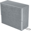 image:imageLineco Archival Document Storage Box Gray 155 x 105 x 5  LegalSized Metal Edge AcidFree Boxboard Case Organize Files Prints PhotosGray