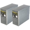 image:imageLineco Archival Document Storage Box Gray 155 x 105 x 5  LegalSized Metal Edge AcidFree Boxboard Case Organize Files Prints PhotosGray