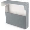 image:imageLineco Archival Document Storage Box Gray 155 x 105 x 5  LegalSized Metal Edge AcidFree Boxboard Case Organize Files Prints PhotosGray