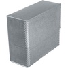 image:imageLineco Archival Document Storage Box Gray 155 x 105 x 5  LegalSized Metal Edge AcidFree Boxboard Case Organize Files Prints PhotosGray