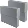 image:imageLineco Archival Document Storage Box Gray 155 x 105 x 5  LegalSized Metal Edge AcidFree Boxboard Case Organize Files Prints PhotosGray