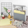image:imageLineco Archival Document Storage Box Gray 155 x 105 x 5  LegalSized Metal Edge AcidFree Boxboard Case Organize Files Prints PhotosGray