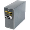 image:imageLineco Archival Document Storage Box Gray 155 x 105 x 5  LegalSized Metal Edge AcidFree Boxboard Case Organize Files Prints PhotosGray with Folders