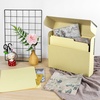 image:imageLineco Archival Document Storage Box Gray 155 x 105 x 5  LegalSized Metal Edge AcidFree Boxboard Case Organize Files Prints PhotosTan