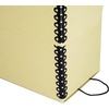 image:imageLineco Archival Document Storage Box Gray 155 x 105 x 5  LegalSized Metal Edge AcidFree Boxboard Case Organize Files Prints PhotosTan