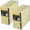 image:imageLineco Archival Document Storage Box Gray 155 x 105 x 5  LegalSized Metal Edge AcidFree Boxboard Case Organize Files Prints PhotosTan