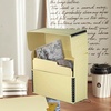 image:imageLineco Archival Document Storage Box Gray 155 x 105 x 5  LegalSized Metal Edge AcidFree Boxboard Case Organize Files Prints PhotosTan