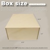 image:imageLineco Archival Negative Storage Box AcidFree Print Storage with Metal Edge Drop Front Preservation Box Preserves Picture Photos Artwork LongevityTan 1075x875x45
