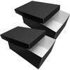 image:imageLineco Archival Photo Card Box MuseumQuality Storage 5x8x12 Inch Tan  AcidFree with Removable Lid MetalEdge Corner Bulk Storage and Preservation for Negatives Prints Films Photos SnapshotBlack