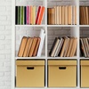 image:imageLineco Archival Storage Cartons AcidFree 12x15x10 in Tan Pack of 5  ReadyToAssemble Filing Boxes for Organizing and Storing Documents Prints or Photos Buffered Corrugated Board12x15x10