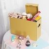 image:imageLineco Archival Storage Cartons AcidFree 12x15x10 in Tan Pack of 5  ReadyToAssemble Filing Boxes for Organizing and Storing Documents Prints or Photos Buffered Corrugated Board6x15x10