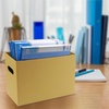 image:imageLineco Archival Storage Cartons AcidFree 12x15x10 in Tan Pack of 5  ReadyToAssemble Filing Boxes for Organizing and Storing Documents Prints or Photos Buffered Corrugated Board6x15x10