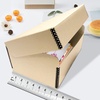 image:imageLineco Black Archival Hinged Lid Photo Box 55x775x12 AcidFree  Holds Up to 1100 of 4x6 or 5x7 Pictures Prints Artworks Preserve Documents Art and Craft Papers CardsTan