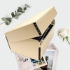 image:imageLineco Black Archival Hinged Lid Photo Box 55x775x12 AcidFree  Holds Up to 1100 of 4x6 or 5x7 Pictures Prints Artworks Preserve Documents Art and Craft Papers CardsTan