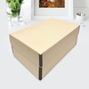 image:imageLineco Black Archival Hinged Lid Photo Box 55x775x12 AcidFree  Holds Up to 1100 of 4x6 or 5x7 Pictures Prints Artworks Preserve Documents Art and Craft Papers CardsTan