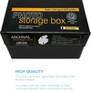 image:imageLineco Black Archival Hinged Lid Photo Box 55x775x12 AcidFree  Holds Up to 1100 of 4x6 or 5x7 Pictures Prints Artworks Preserve Documents Art and Craft Papers CardsBlack