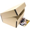 image:imageLineco Black Archival Hinged Lid Photo Box 55x775x12 AcidFree  Holds Up to 1100 of 4x6 or 5x7 Pictures Prints Artworks Preserve Documents Art and Craft Papers CardsTan
