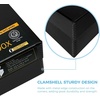 image:imageLineco Black Archival Hinged Lid Photo Box 55x775x12 AcidFree  Holds Up to 1100 of 4x6 or 5x7 Pictures Prints Artworks Preserve Documents Art and Craft Papers CardsBlack