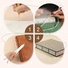 image:imageLineco Bookbinding Tool Kit Used for Repairing Craft Making  Comes with Awls Bone Folder Bristle Brish Needles Linen Thread and Beeswax Great for Binding Paper Leather DIY