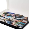 image:imageLineco Clamshell Archival Storage Box 165x205x175 Inch Black  AcidFree with Metal Edge Boxboard Organize and Store Photos Documents Cards Negatives Magazine Prints Family Records DIYClassic Black