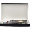 image:imageLineco Clamshell Archival Storage Box 165x205x175 Inch Black  AcidFree with Metal Edge Boxboard Organize and Store Photos Documents Cards Negatives Magazine Prints Family Records DIYBlack