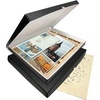 image:imageLineco Clamshell Archival Storage Box 165x205x175 Inch Black  AcidFree with Metal Edge Boxboard Organize and Store Photos Documents Cards Negatives Magazine Prints Family Records DIYBlack