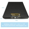 image:imageLineco Clamshell Archival Storage Box 165x205x175 Inch Black  AcidFree with Metal Edge Boxboard Organize and Store Photos Documents Cards Negatives Magazine Prints Family Records DIYBlack