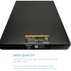image:imageLineco Clamshell Archival Storage Box 165x205x175 Inch Black  AcidFree with Metal Edge Boxboard Organize and Store Photos Documents Cards Negatives Magazine Prints Family Records DIYBlack
