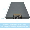 image:imageLineco Clamshell Archival Storage Box 165x205x175 Inch Black  AcidFree with Metal Edge Boxboard Organize and Store Photos Documents Cards Negatives Magazine Prints Family Records DIYGray