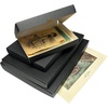 image:imageLineco Clamshell Archival Storage Box 165x205x175 Inch Black  AcidFree with Metal Edge Boxboard Organize and Store Photos Documents Cards Negatives Magazine Prints Family Records DIYBlack
