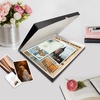 image:imageLineco Clamshell Archival Storage Box 165x205x175 Inch Black  AcidFree with Metal Edge Boxboard Organize and Store Photos Documents Cards Negatives Magazine Prints Family Records DIYBlack