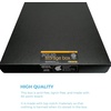 image:imageLineco Clamshell Archival Storage Box 165x205x175 Inch Black  AcidFree with Metal Edge Boxboard Organize and Store Photos Documents Cards Negatives Magazine Prints Family Records DIYBlack