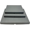image:imageLineco Clamshell Archival Storage Box 165x205x175 Inch Black  AcidFree with Metal Edge Boxboard Organize and Store Photos Documents Cards Negatives Magazine Prints Family Records DIYGray