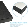 image:imageLineco Clamshell Archival Storage Box 165x205x175 Inch Black  AcidFree with Metal Edge Boxboard Organize and Store Photos Documents Cards Negatives Magazine Prints Family Records DIYBlack