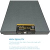 image:imageLineco Clamshell Archival Storage Box 165x205x175 Inch Black  AcidFree with Metal Edge Boxboard Organize and Store Photos Documents Cards Negatives Magazine Prints Family Records DIYGray