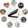 image:imageLineco Clamshell Archival Storage Box 165x205x175 Inch Black  AcidFree with Metal Edge Boxboard Organize and Store Photos Documents Cards Negatives Magazine Prints Family Records DIYBlack