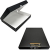 image:imageLineco Clamshell Archival Storage Box 165x205x175 Inch Black  AcidFree with Metal Edge Boxboard Organize and Store Photos Documents Cards Negatives Magazine Prints Family Records DIYBlack