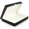 image:imageLineco Clamshell Archival Storage Box 165x205x175 Inch Black  AcidFree with Metal Edge Boxboard Organize and Store Photos Documents Cards Negatives Magazine Prints Family Records DIYBlack
