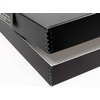 image:imageLineco Clamshell Archival Storage Box 165x205x175 Inch Black  AcidFree with Metal Edge Boxboard Organize and Store Photos Documents Cards Negatives Magazine Prints Family Records DIYClassic Black