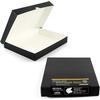 image:imageLineco Clamshell Archival Storage Box 165x205x175 Inch Black  AcidFree with Metal Edge Boxboard Organize and Store Photos Documents Cards Negatives Magazine Prints Family Records DIYBlack