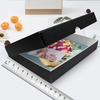image:imageLineco Clamshell Archival Storage Box 165x205x175 Inch Black  AcidFree with Metal Edge Boxboard Organize and Store Photos Documents Cards Negatives Magazine Prints Family Records DIYBlack
