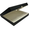 image:imageLineco Clamshell Archival Storage Box 165x205x175 Inch Black  AcidFree with Metal Edge Boxboard Organize and Store Photos Documents Cards Negatives Magazine Prints Family Records DIYBlack